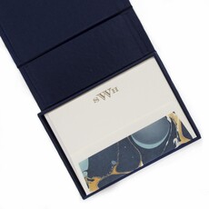 Night Sky Petite  Silk Stationery Box