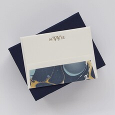 Night Sky Petite  Silk Stationery Box