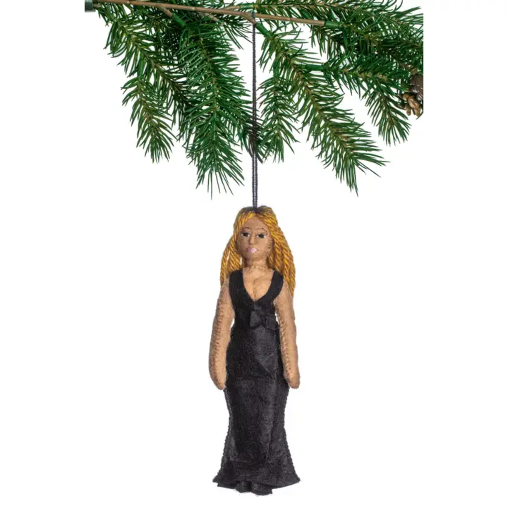 Beyonce Felt Ornament
