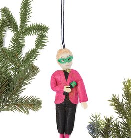 Elton John Felt Ornament