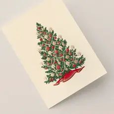 Crane Engraved Christmas Tree Crane Gift Enclosure Cards