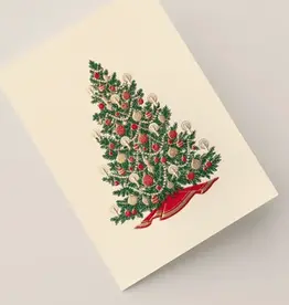 Crane Engraved Christmas Tree Crane Gift Enclosure Cards
