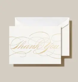 Crane Stationery Gold Foil Thank You Notes