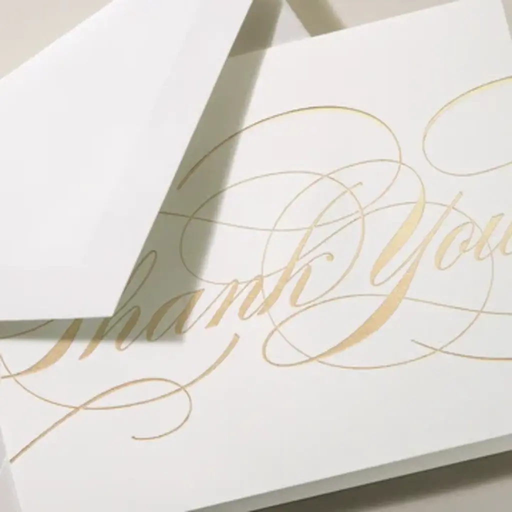 Crane Stationery Gold Foil Thank You Notes