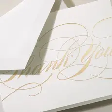 Crane Stationery Gold Foil Thank You Notes