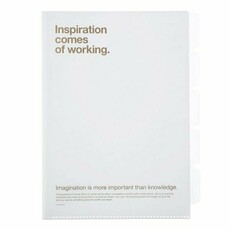 Inspiration 5 Pocket Paper Holder white