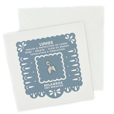 LUNGS Milagro Blank Card