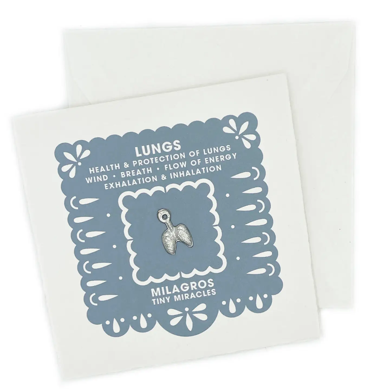 LUNGS Milagro Blank Card