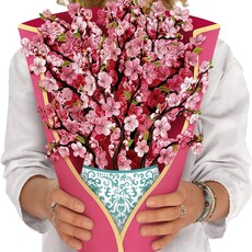 Japanese Cherry Blossoms Pop-up Flower Bouquet