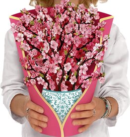 Japanese Cherry Blossoms Pop-up Flower Bouquet