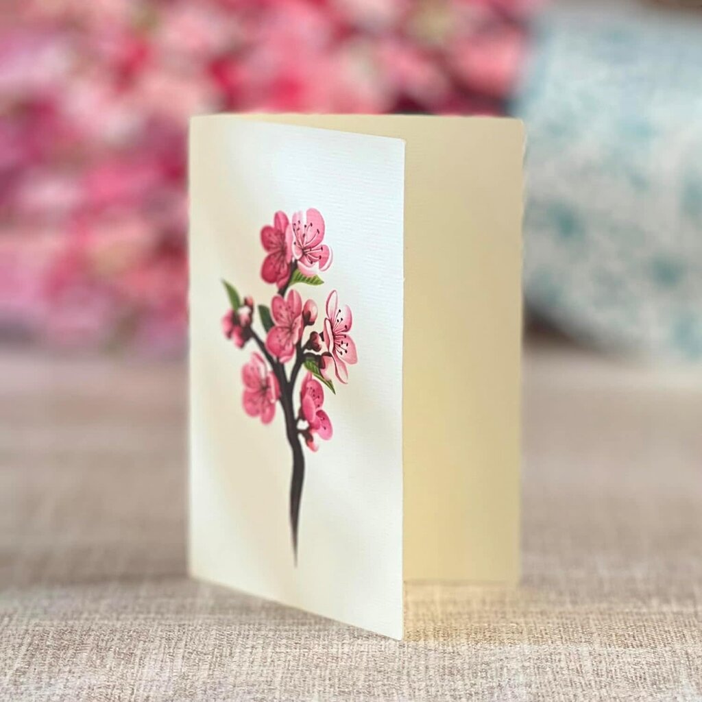 Japanese Cherry Blossoms Pop-up Flower Bouquet