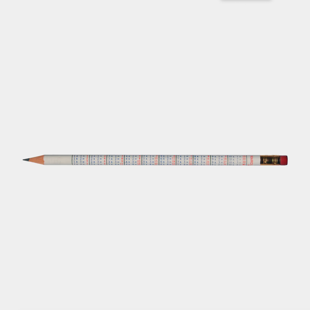 Multiplication Tables Pencil