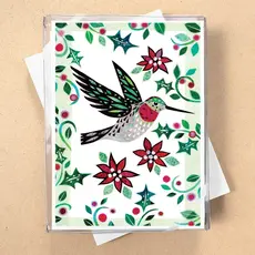 Holiday Hummingbird Boxed Cards