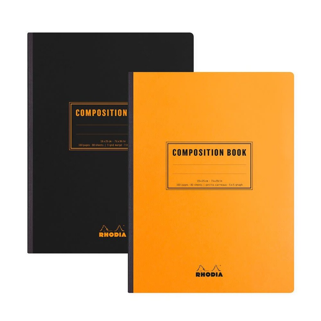 Composition Book Orange Lined