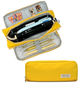 Large Pencil Pouch Yellow