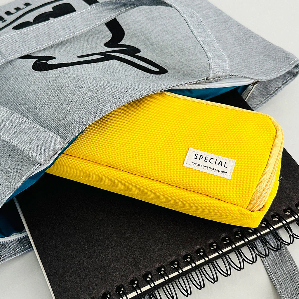 Large Pencil Pouch Yellow
