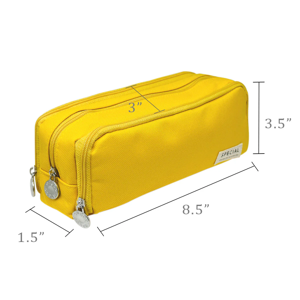 Large Pencil Pouch Yellow