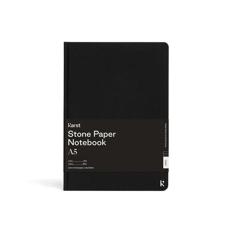 Karst Karst A5 Stone Paper Notebook Black