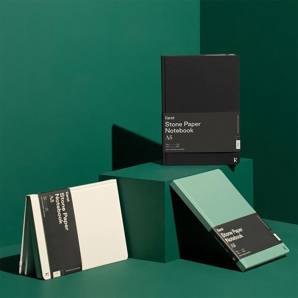 Karst Karst A5 Stone Paper Notebook Black