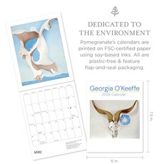Georgia O'Keefe Mini 2026 Wall Calendar