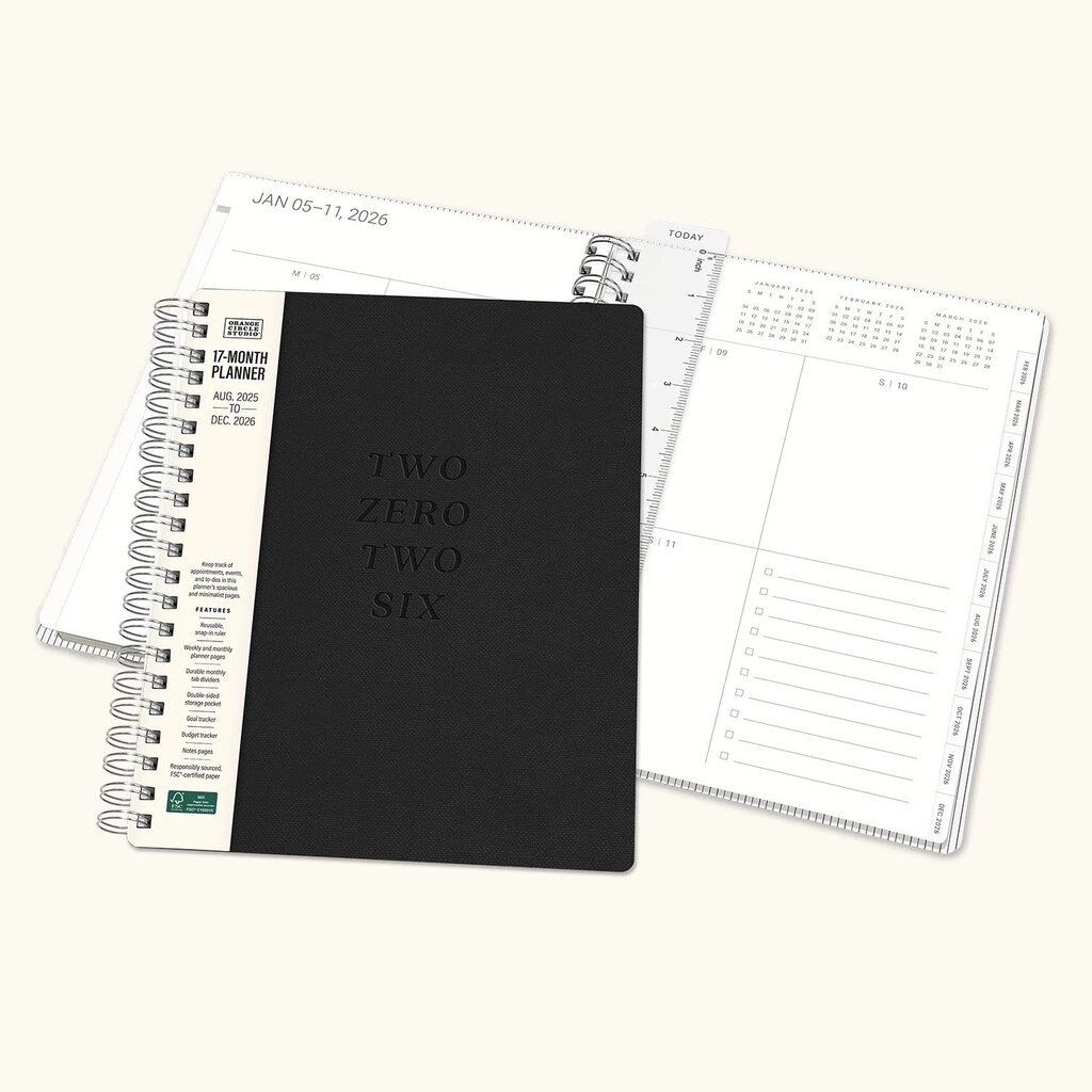 Baxter Academic Planner Midnight 2025-2026