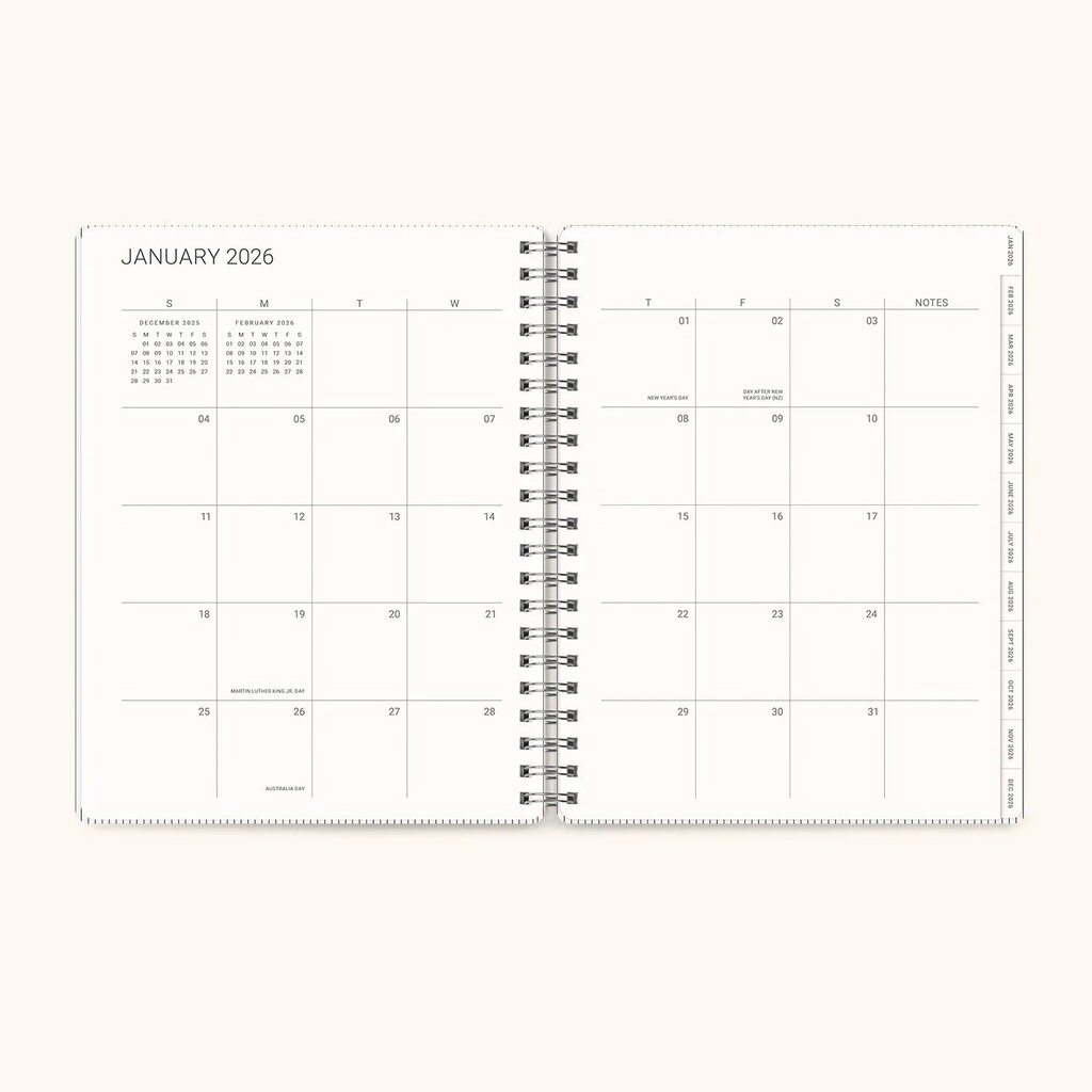 Baxter Academic Planner Midnight 2025-2026
