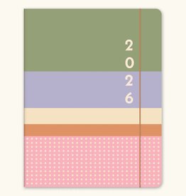 Color Block Academic Monthly Planner 2025-26