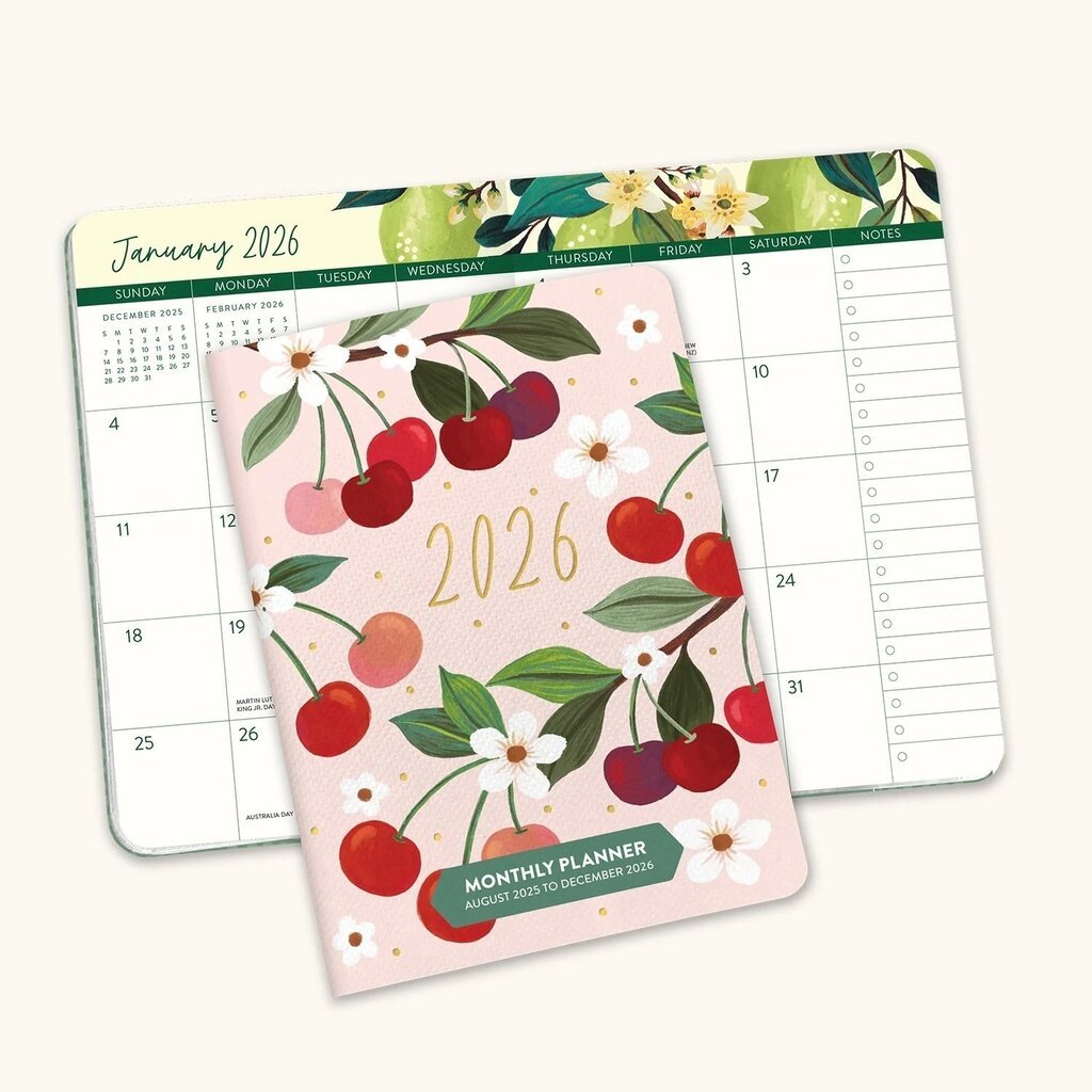 Fruit and Flora Pocket Monthly Planner