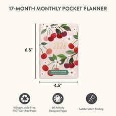 Fruit and Flora Pocket Monthly Planner
