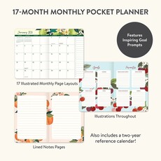 Fruit and Flora Pocket Monthly Planner