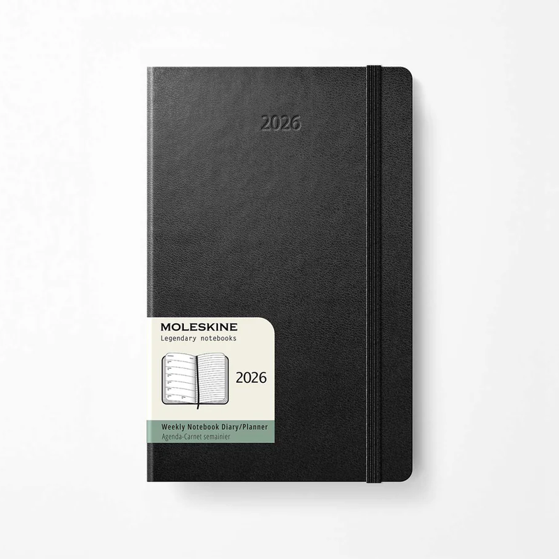 2026 Large Weekly Planner Moleskine Hardcover