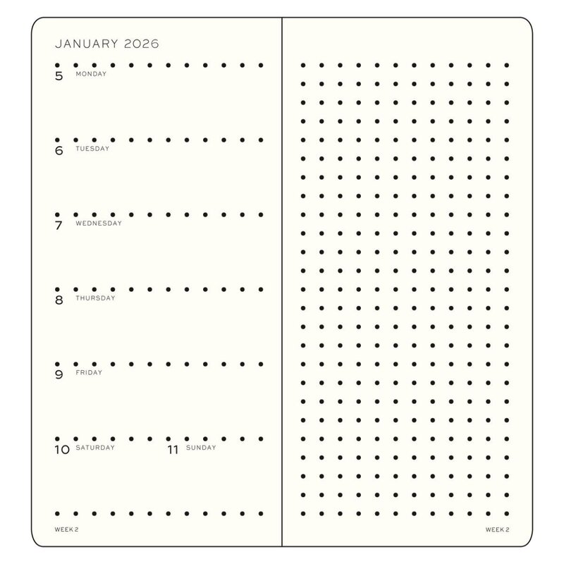 Leuchtrrum 2027 Weekly Wallet Planner Rising Sun