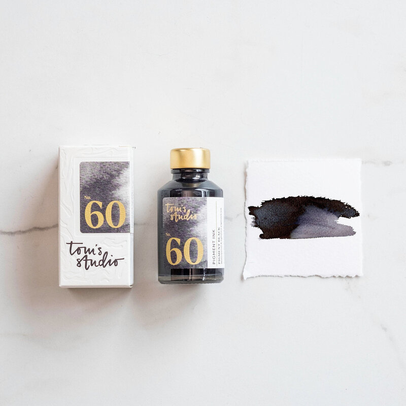 Pigment Black Fountain Pen Ink