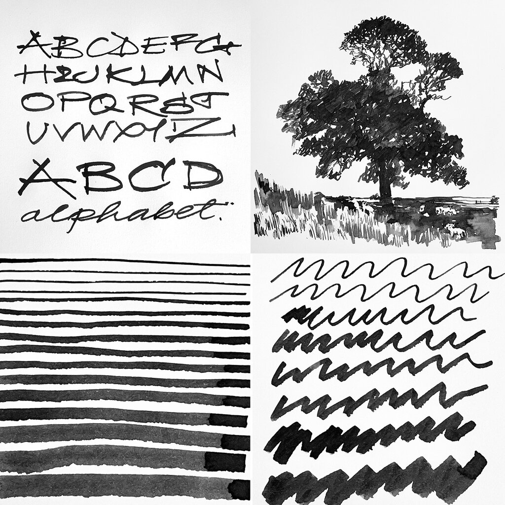 Brass Adjustable One=Dip-Nib Calligraphy Pen