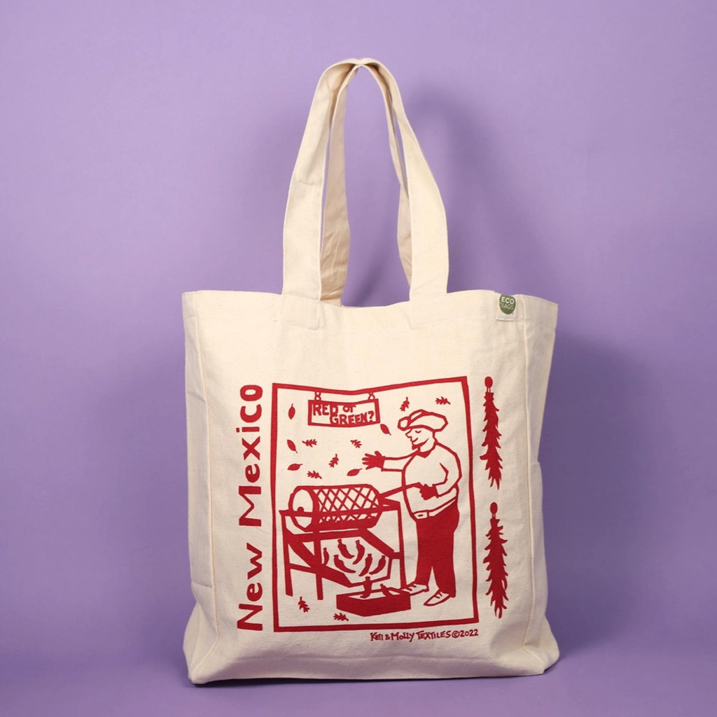 Chile Roaster Organic Cotton Tote Bag