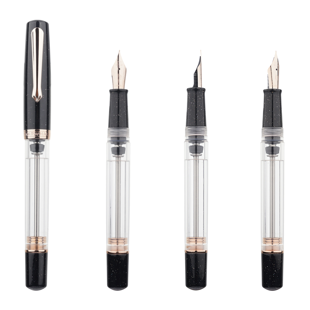 Nahvalur Lovina Graphite Fountain Pen  F