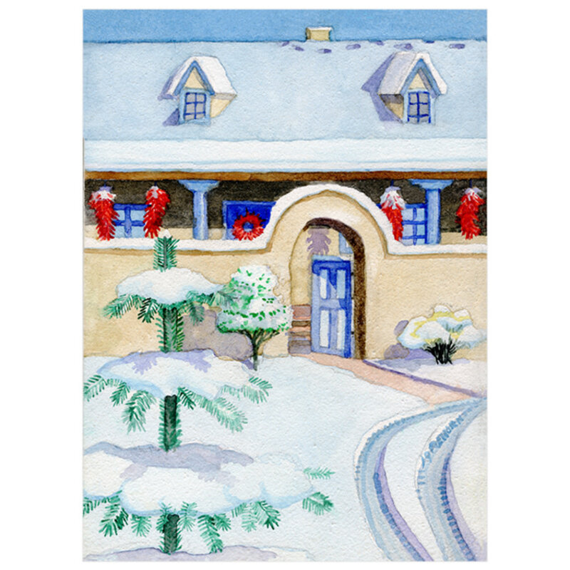 Holiday Home Box 12 Cards