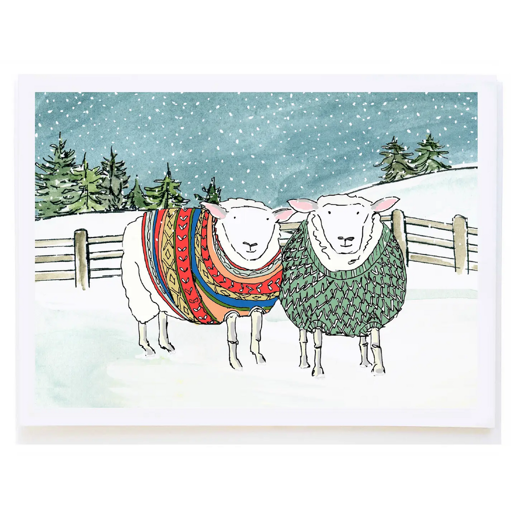 Sheep In Sweaters Boxed Christmas Cards