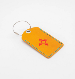 Zia Leather Luggage Tag