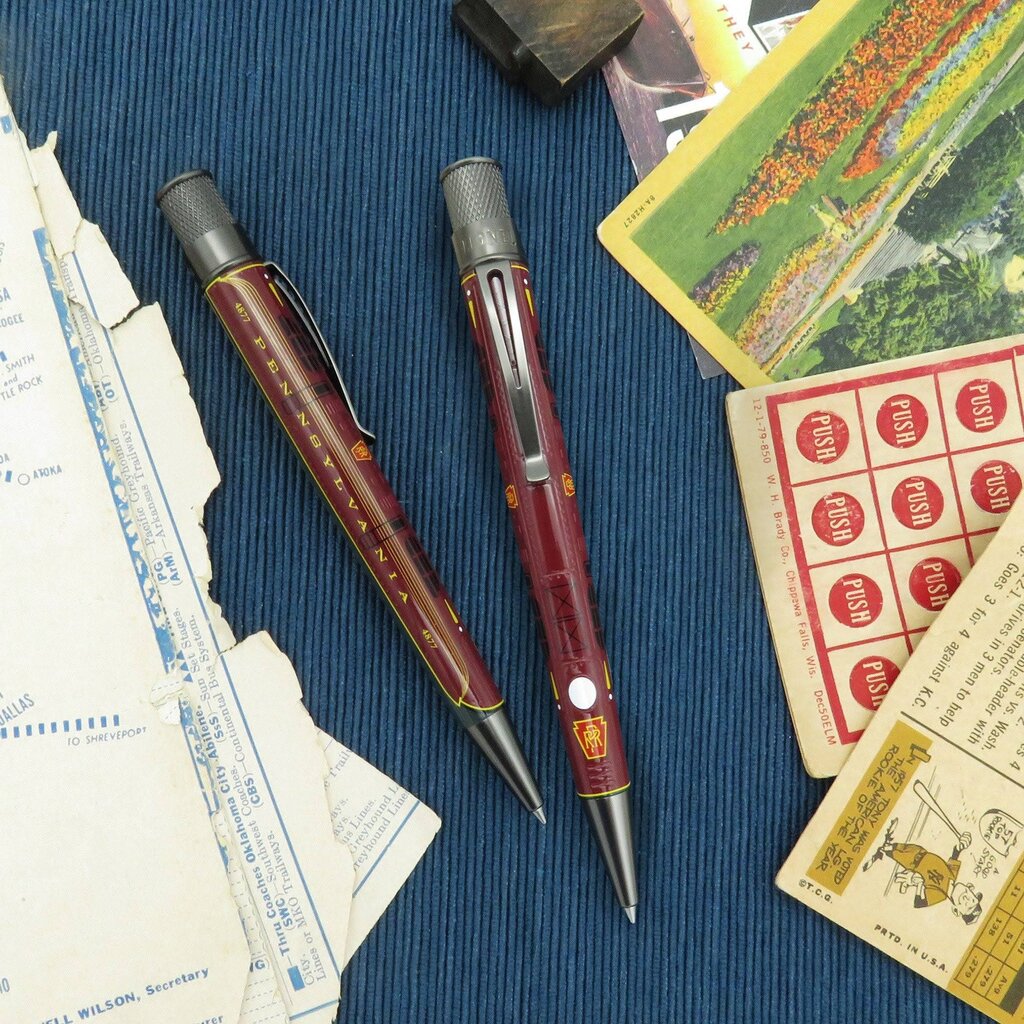 Pennsylvania Lionel Train Retro Pen