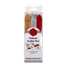 Sealing Wax Set/3  Red, Silver, Gold