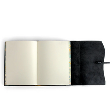 Roma Lussa BLACK Leather Journal 5x7