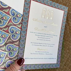 Santa Fe Cathedral Wedding Invitation