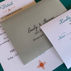 Roadrunner Wedding Invitation