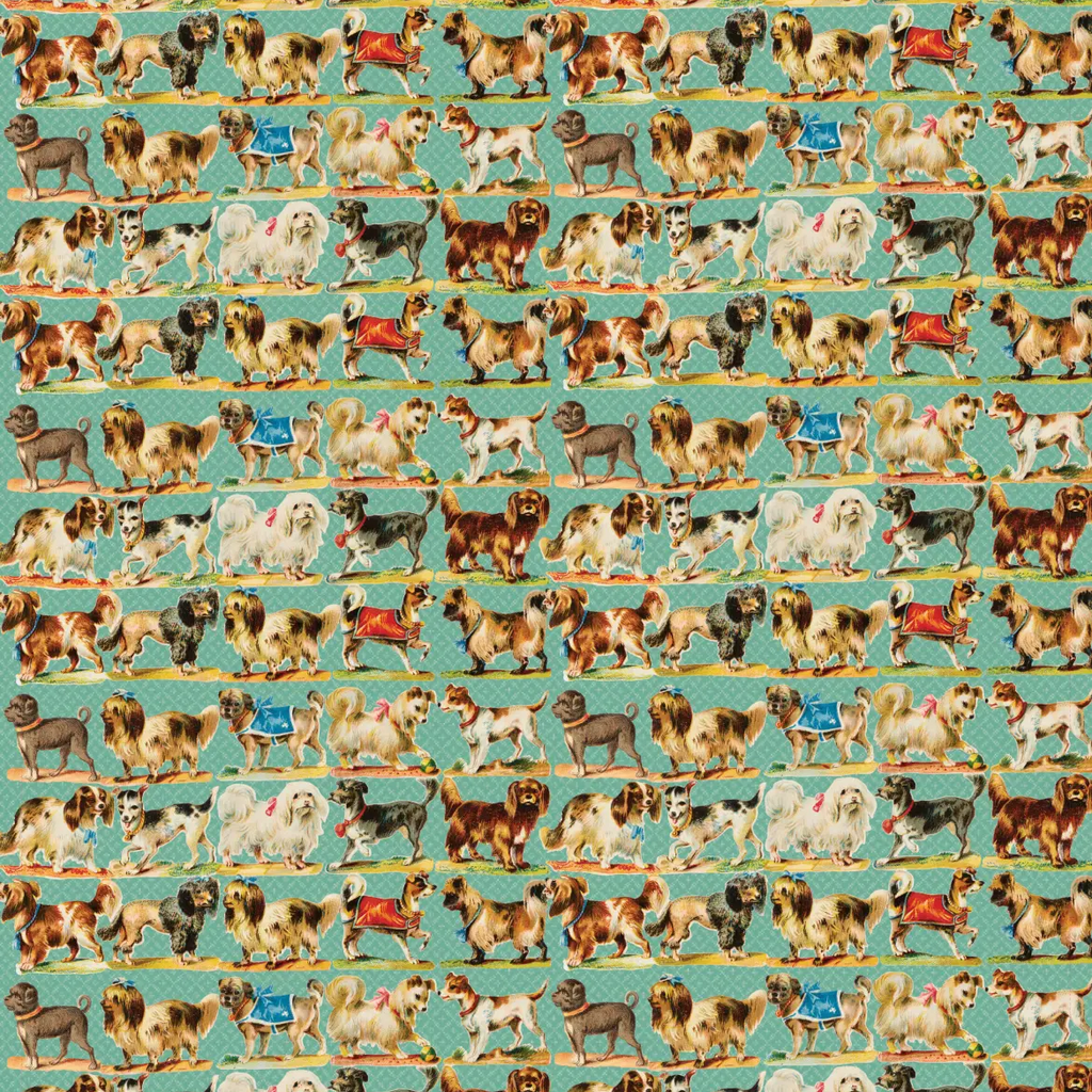 Victorian Dogs Wrapping Paper