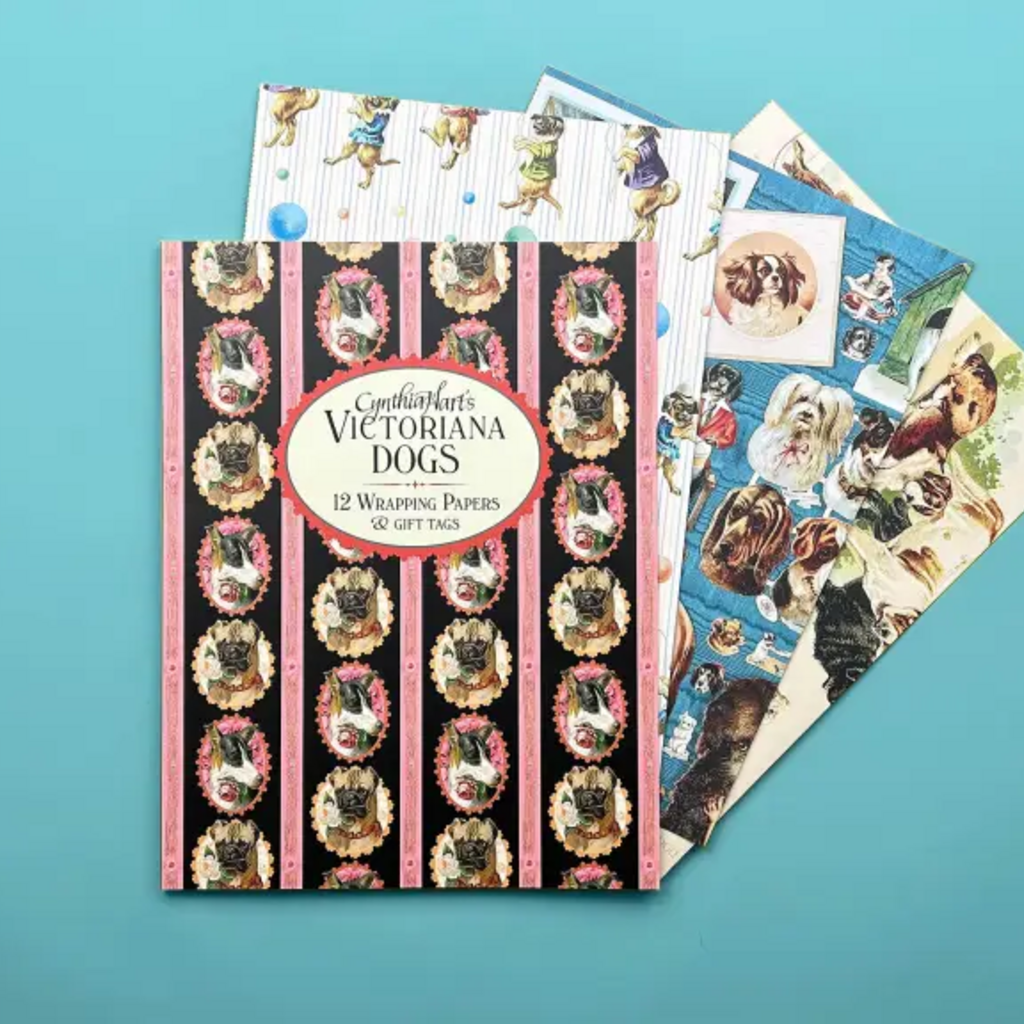 Victorian Dogs Wrapping Paper