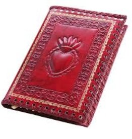 Sacred Heart Italian Leather Journal
