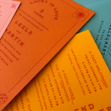 Lucky  in Love Anniversary  Invitation