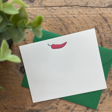 Red Chile Letterpress Note Set