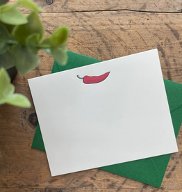 Red Chile Letterpress Note Set